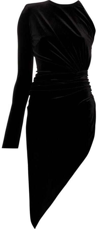 Alexandre Vauthier Asymmetrische mini-jurk Zwart