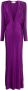 Alexandre Vauthier Avondjurk met V-hals Paars - Thumbnail 1