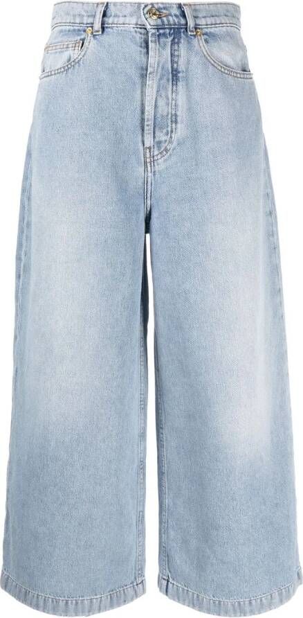 Alexandre Vauthier Cropped jeans Blauw