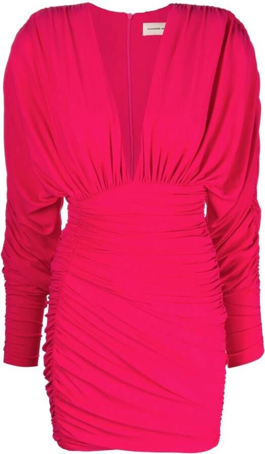 Alexandre Vauthier Gedrapeerde jurk Roze