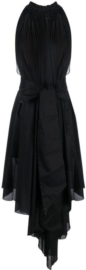 Alexandre Vauthier Gedrapeerde midi-jurk Zwart