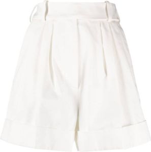 Alexandre Vauthier High waist shorts Wit
