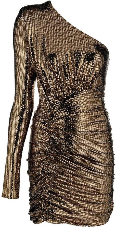Alexandre Vauthier Jurk verfraaid met pailletten Goud
