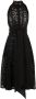 Alexandre Vauthier Midi-jurk met halternek Zwart - Thumbnail 1