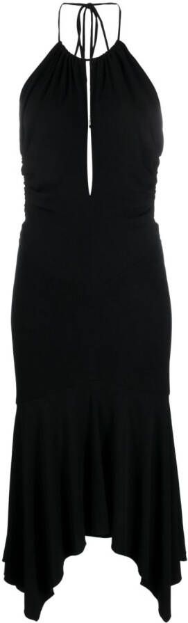 Alexandre Vauthier Midi-jurk met halternek Zwart