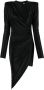 Alexandre Vauthier Mini-jurk met gesmockt effect Zwart - Thumbnail 1