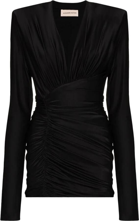 Alexandre Vauthier Mini-jurk met V-rug Zwart