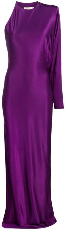 Alexandre Vauthier Off-shoulder avondjurk Paars