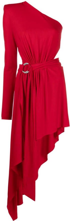 Alexandre Vauthier Asymmetrische jurk Rood