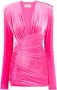 Alexandre Vauthier Glanzende mini-jurk Roze - Thumbnail 1