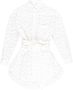 Alexandre Vauthier Zijden blousejurk Wit - Thumbnail 1
