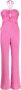 Alexis Jumpsuit met halternek Roze - Thumbnail 1