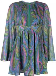 Alice McCall Mini-jurk met abstracte print Veelkleurig