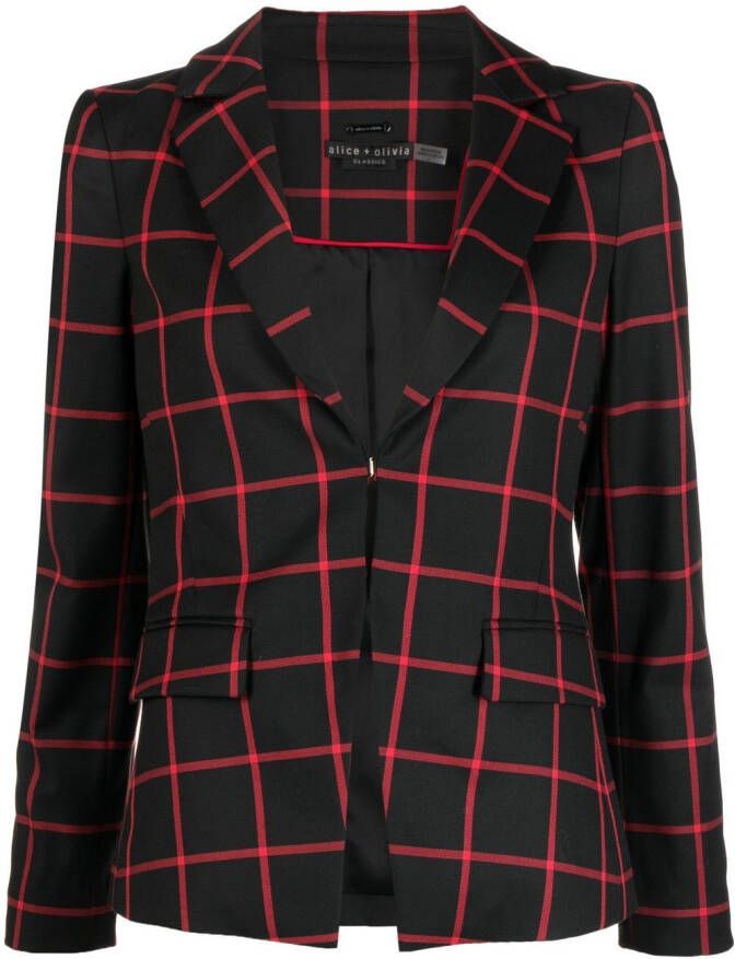 Alice + olivia Blazer met print Zwart