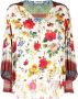 Alice + olivia Blouse met bloemenprint Wit - Thumbnail 1