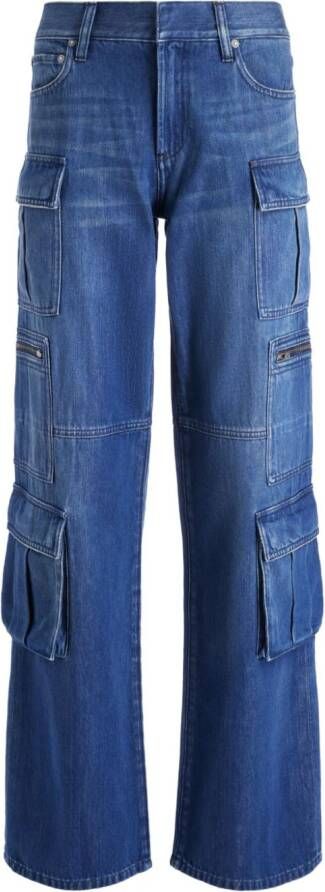 Alice + olivia Cay cargo jeans Blauw