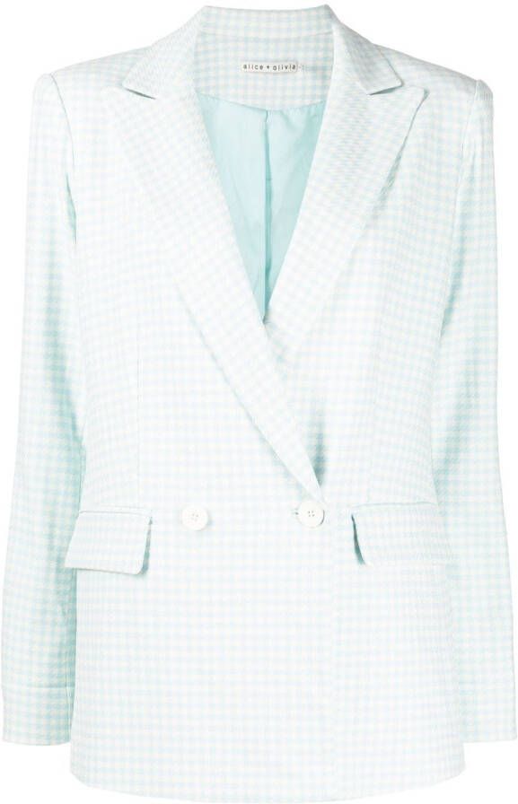 Alice + olivia Blazer met dubbele rij knopen Blauw