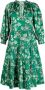 Alice + olivia Midi-jurk met bloemenprint Groen - Thumbnail 1