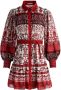 Alice + olivia Mini-jurk met bloemenprint Rood - Thumbnail 1