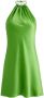 Alice + olivia Mini-jurk met halternek Groen - Thumbnail 1