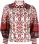 Alice + olivia Blouse met bloemenprint Rood - Thumbnail 1