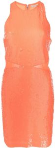 Alice+Olivia Uitgesneden mini-jurk Oranje