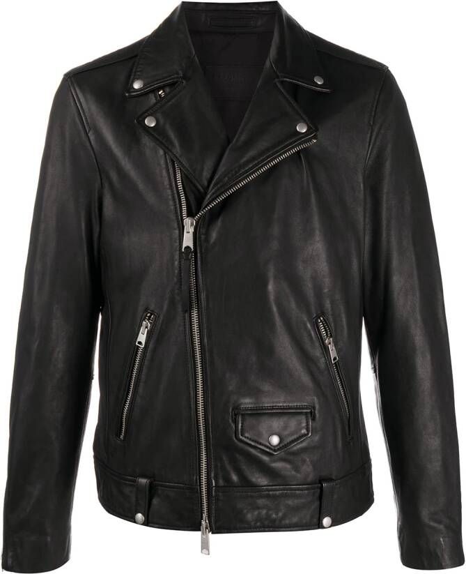AllSaints Jack met rits Zwart