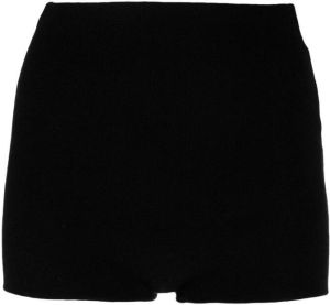 Allude cashmere mini shorts Zwart