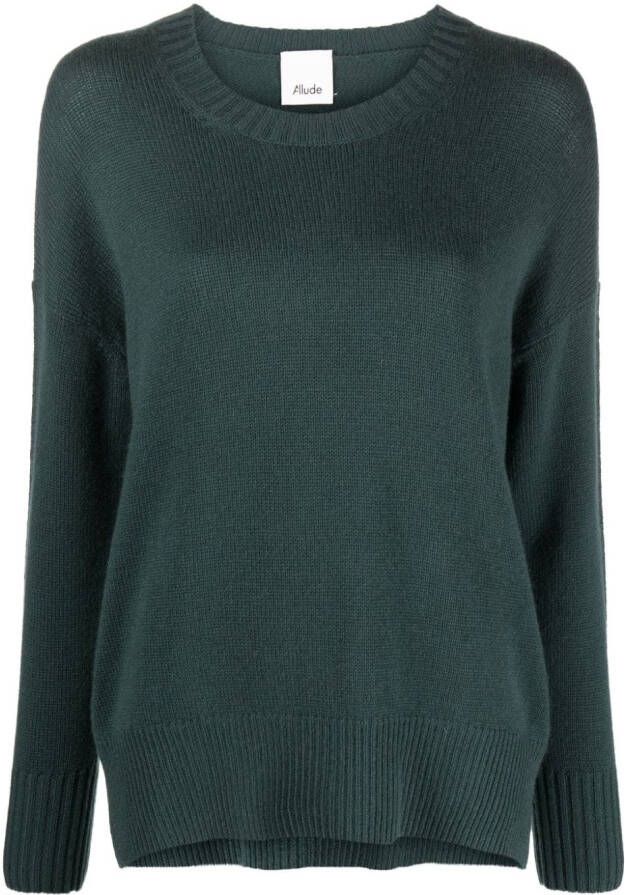 Allude Fijngebreide sweater Groen