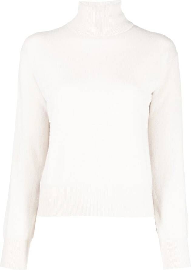 Allude Trui met hoge hals Beige