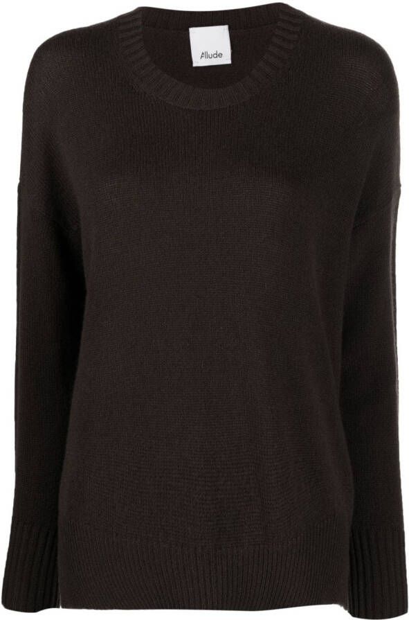 Allude Kasjmier trui Bruin