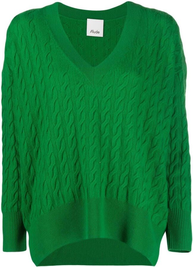Allude Kasjmier trui Groen