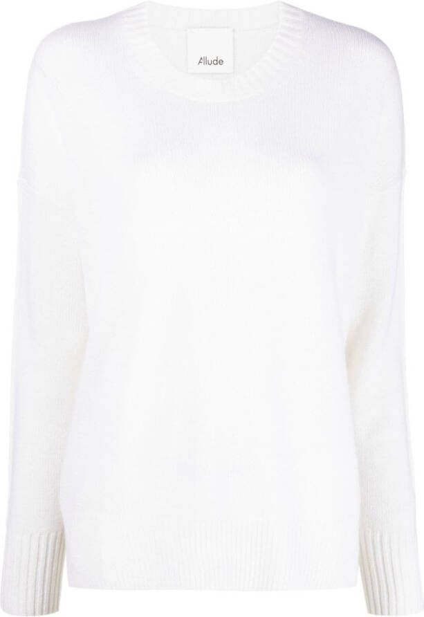 Allude Kasjmier trui Wit