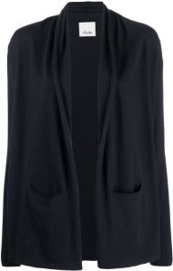 Allude Top met open voorkant Blauw