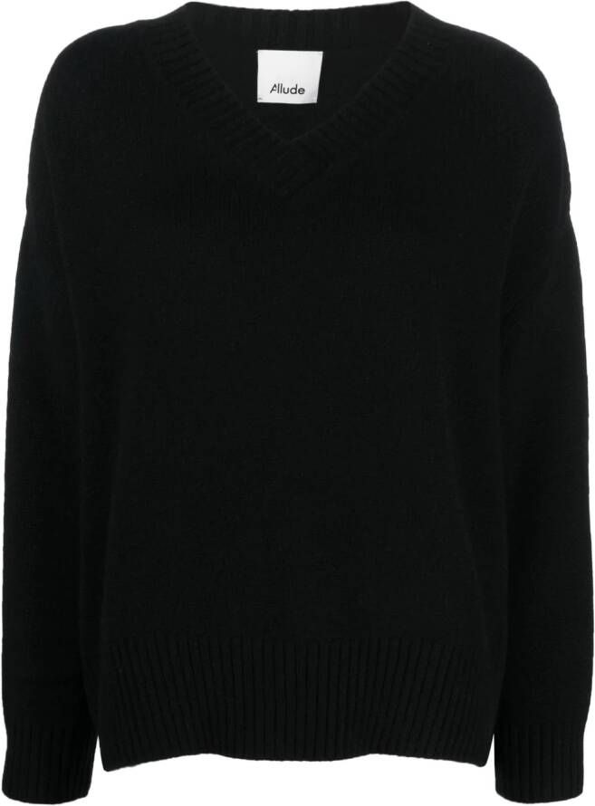 Allude Kasjmier trui Zwart