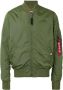 Alpha Industries cropped bomberjack Groen - Thumbnail 1