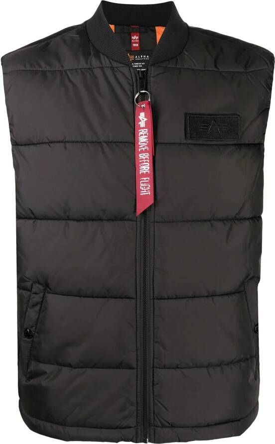 Alpha Industries Gewatteerde bodywarmer Zwart