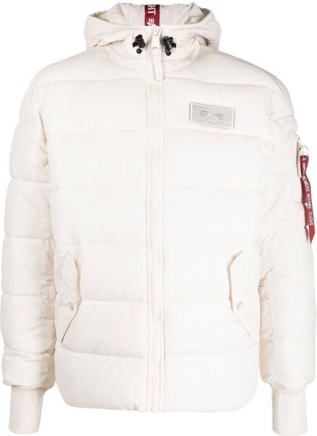 Alpha Industries Jack met logopatch Wit