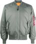 Alpha Industries Bomberjack met ritszak Groen - Thumbnail 1