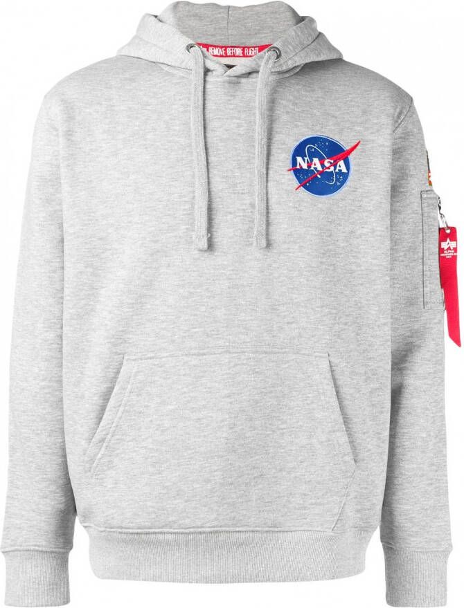 Alpha Industries Space Shuttle hoodie Grijs