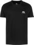 Alpha Industries T-shirt met logoprint Zwart - Thumbnail 1