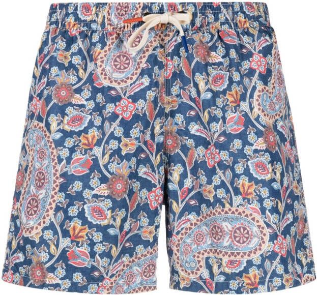 Altea Zwembroek met paisley-print Blauw