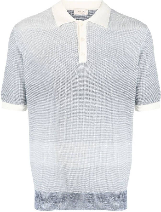 Altea Poloshirt met kleurverloop Blauw