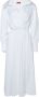 Altuzarra Liddy popeline midi-jurk Wit - Thumbnail 1