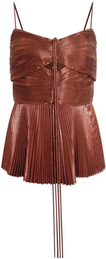 Altuzarra Mouwloze top Rood