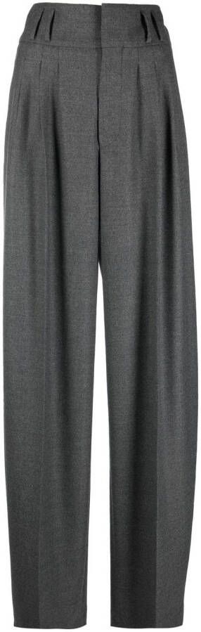 Altuzarra Pantalon met wijde pijpen Grijs
