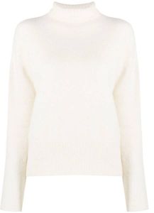 Alysi chunky ribbed-knit jumper Wit