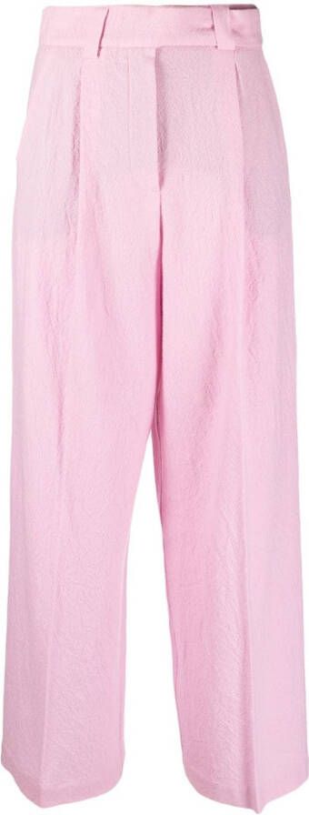 Alysi Flared plooibroek Roze