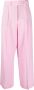 Alysi Flared plooibroek Roze - Thumbnail 1