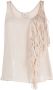 Alysi Blouse met franjes Beige - Thumbnail 1